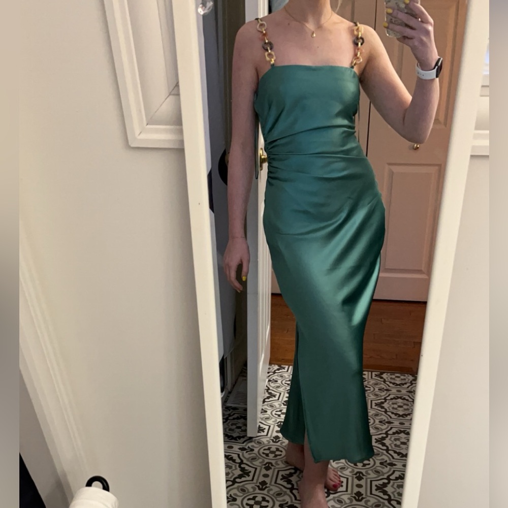 Zara dress with chain straps